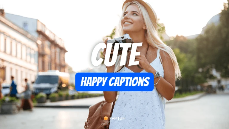 Cute Happy Captions for Instagram
